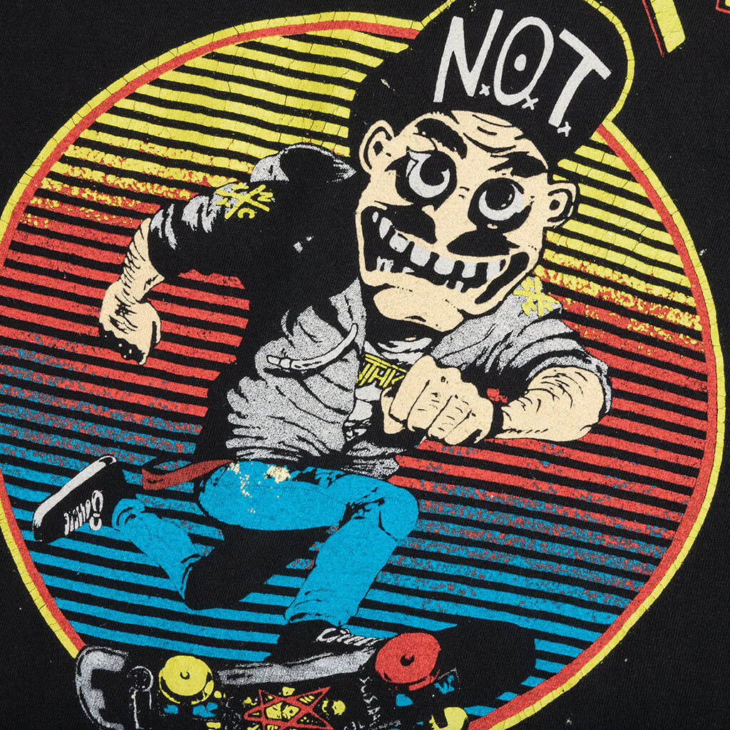 Anthrax Not Man 90's Tee - Coal Pigment - Image 4
