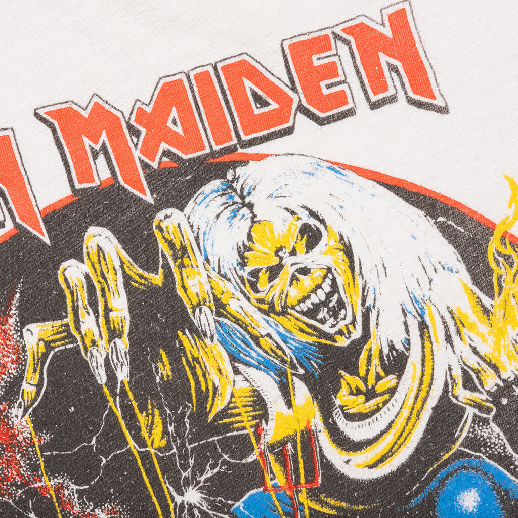 Iron Maiden Tee - Vintage White/Black - Image 3