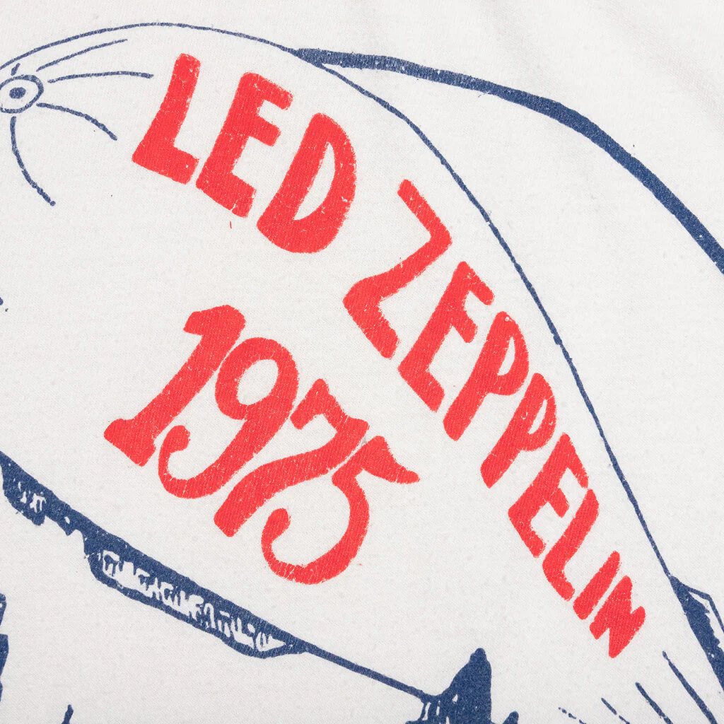 Led Zeppelin '75 Tour Tee - Vintage White - Image 3