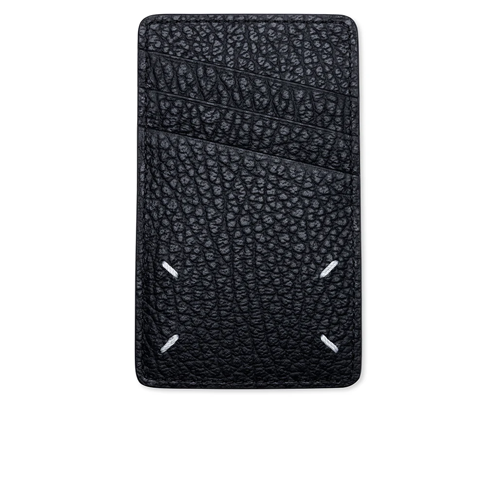 Four Stitches Cardholder - Black - Image 2