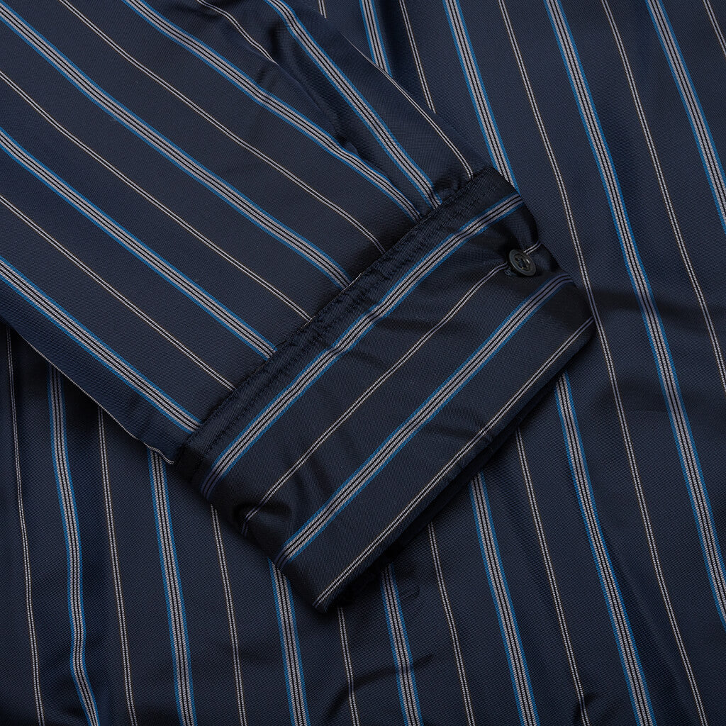 Padded Shirt - Navy Stripe - Image 6