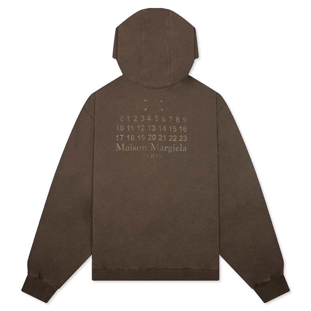 Zip-Up Sweat Hoodie - Mink - Image 2