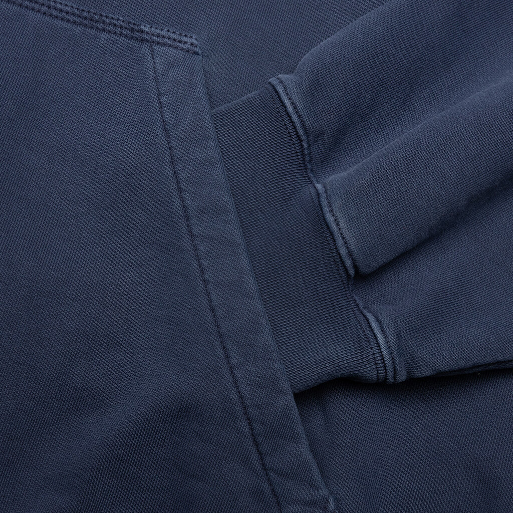 Zip-Up Sweat Hoodie - Vintage Blue - Image 3