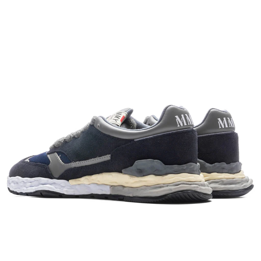 George OG Sole Mix Material Low Top - Navy - Image 3