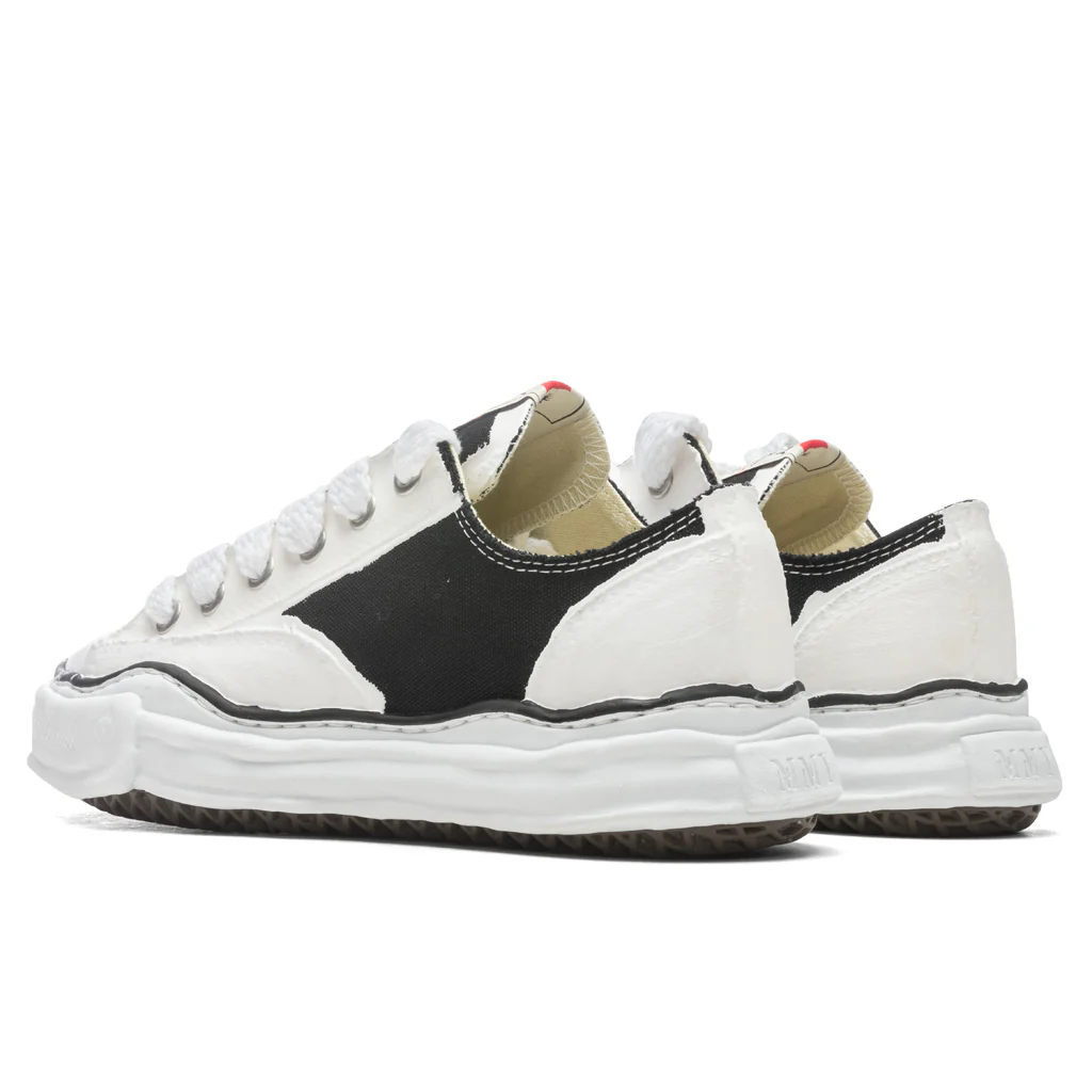 Peterson Low OG Sole Rubber Painted Canvas Sneaker - Black/White - Image 3
