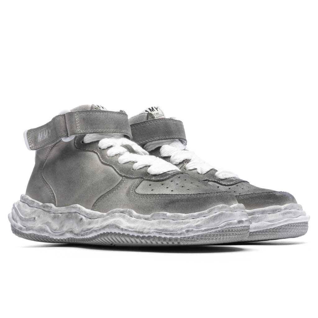 Wayne Brushed Suede High - White - Image 2
