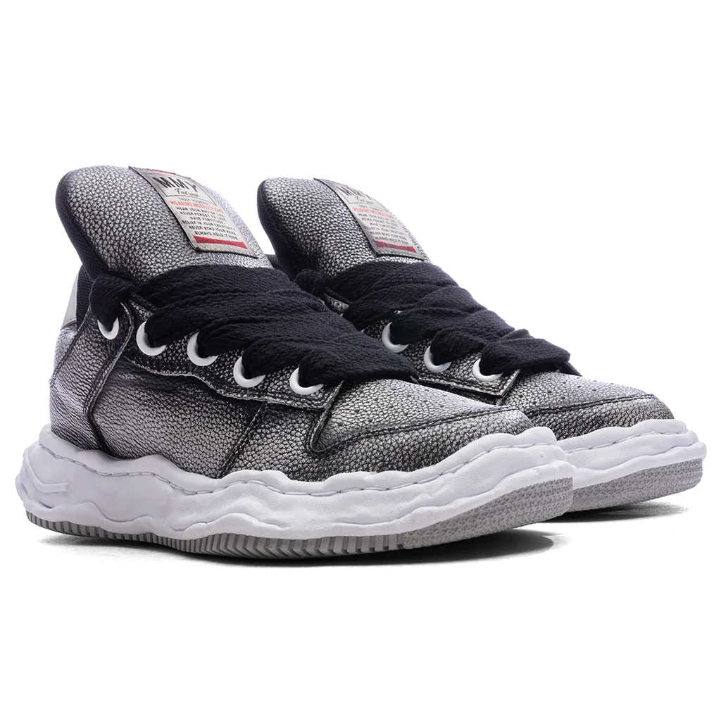Wayne Puffer Low OG Sole Brushed Shrink Leather - Black - Image 2