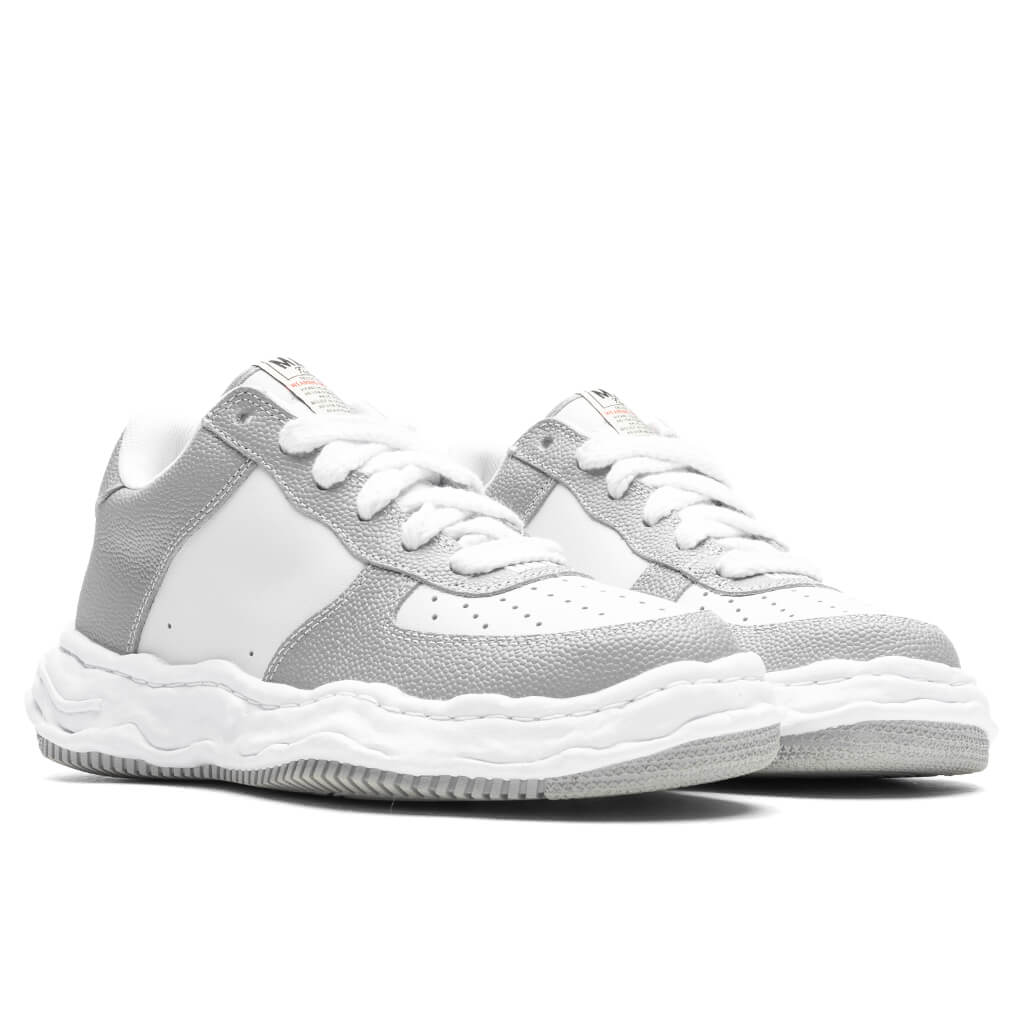 Wayne Low OG Sole Basket Leather - Grey/White - Image 2