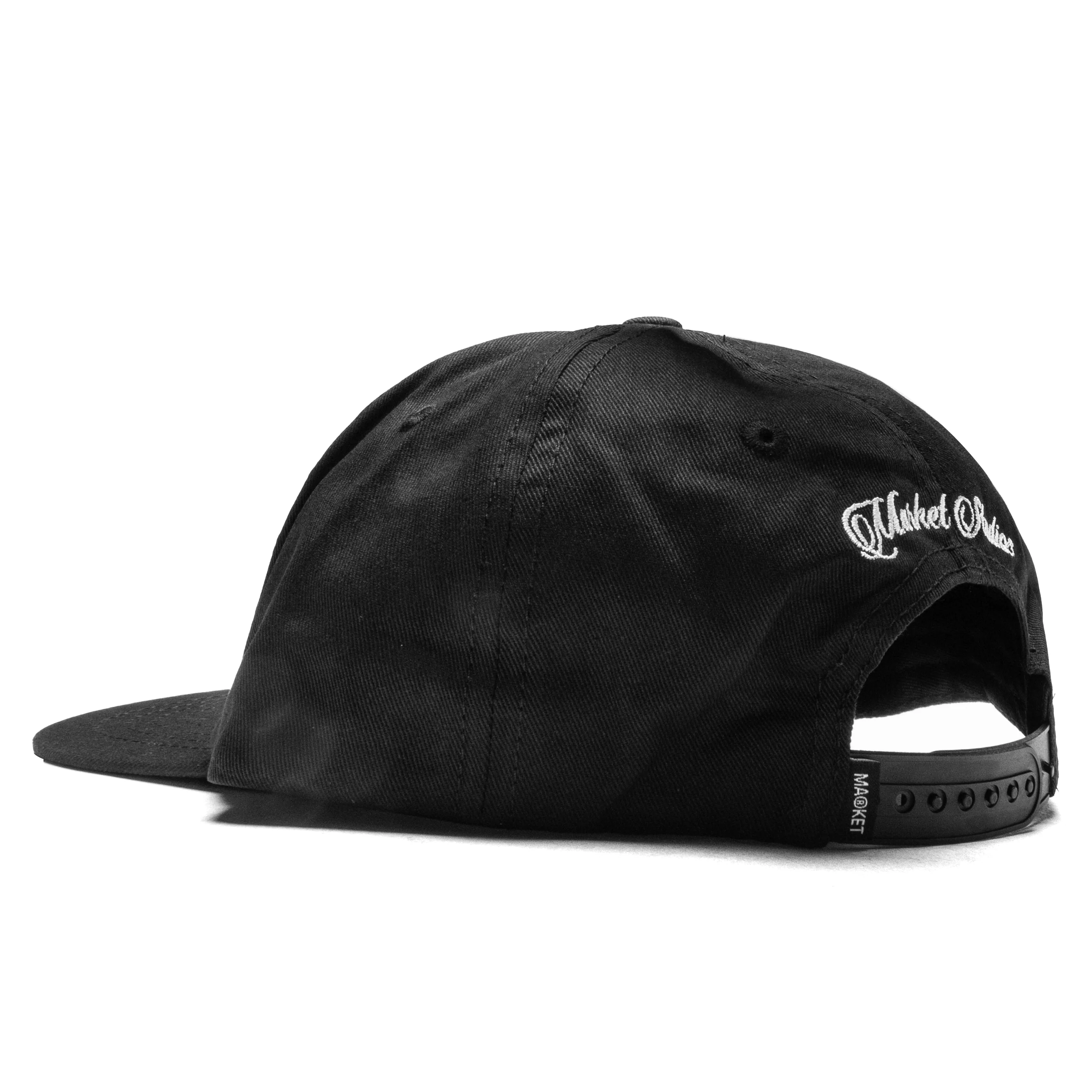 Market x Betty Boop Mascot 5 Panel Hat - Black - Image 4