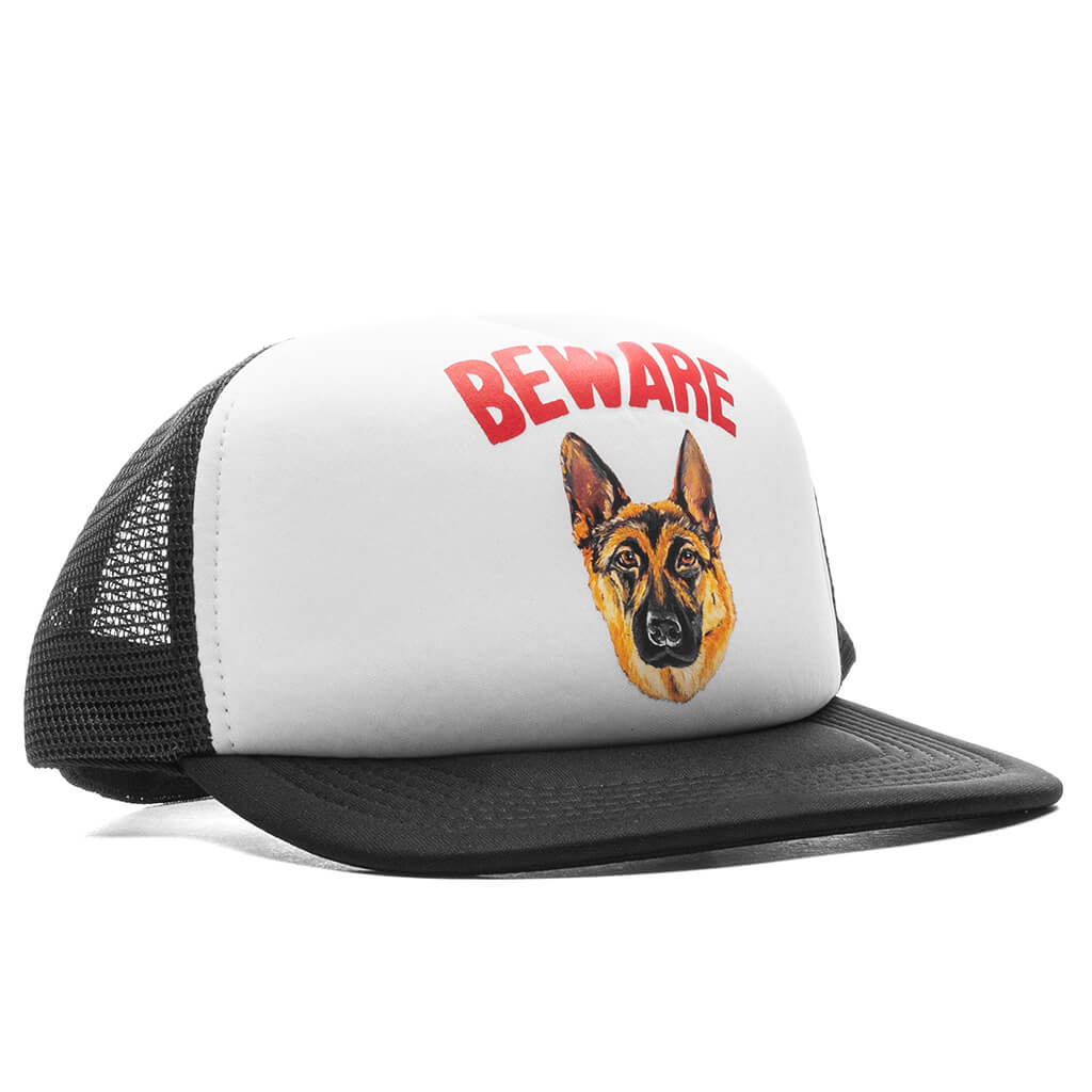 Beware Sign Trucker Hat - Black - Image 3