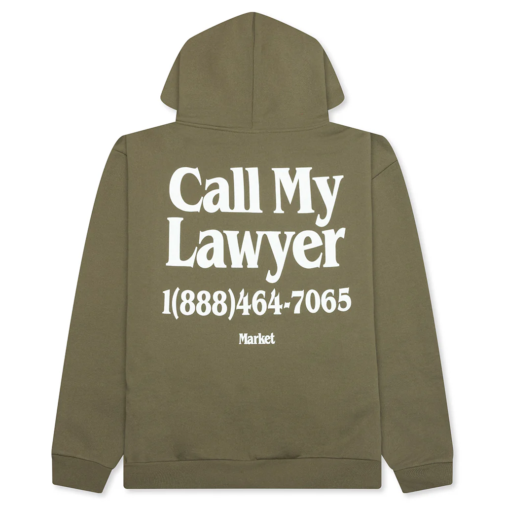Call My Lawyer Hoodie - Kelp - Image 2