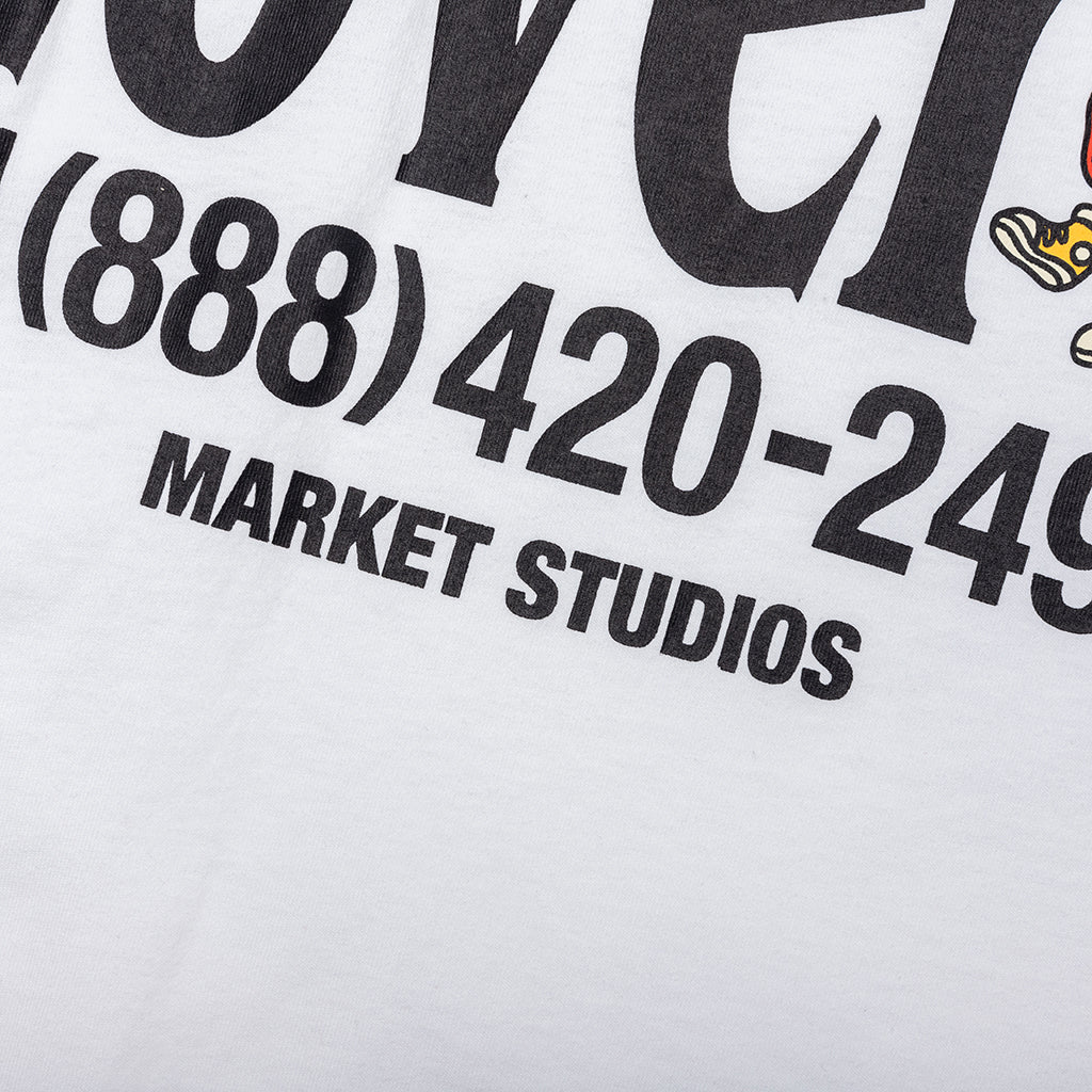 Call Your Lover T-Shirt - White - Image 4