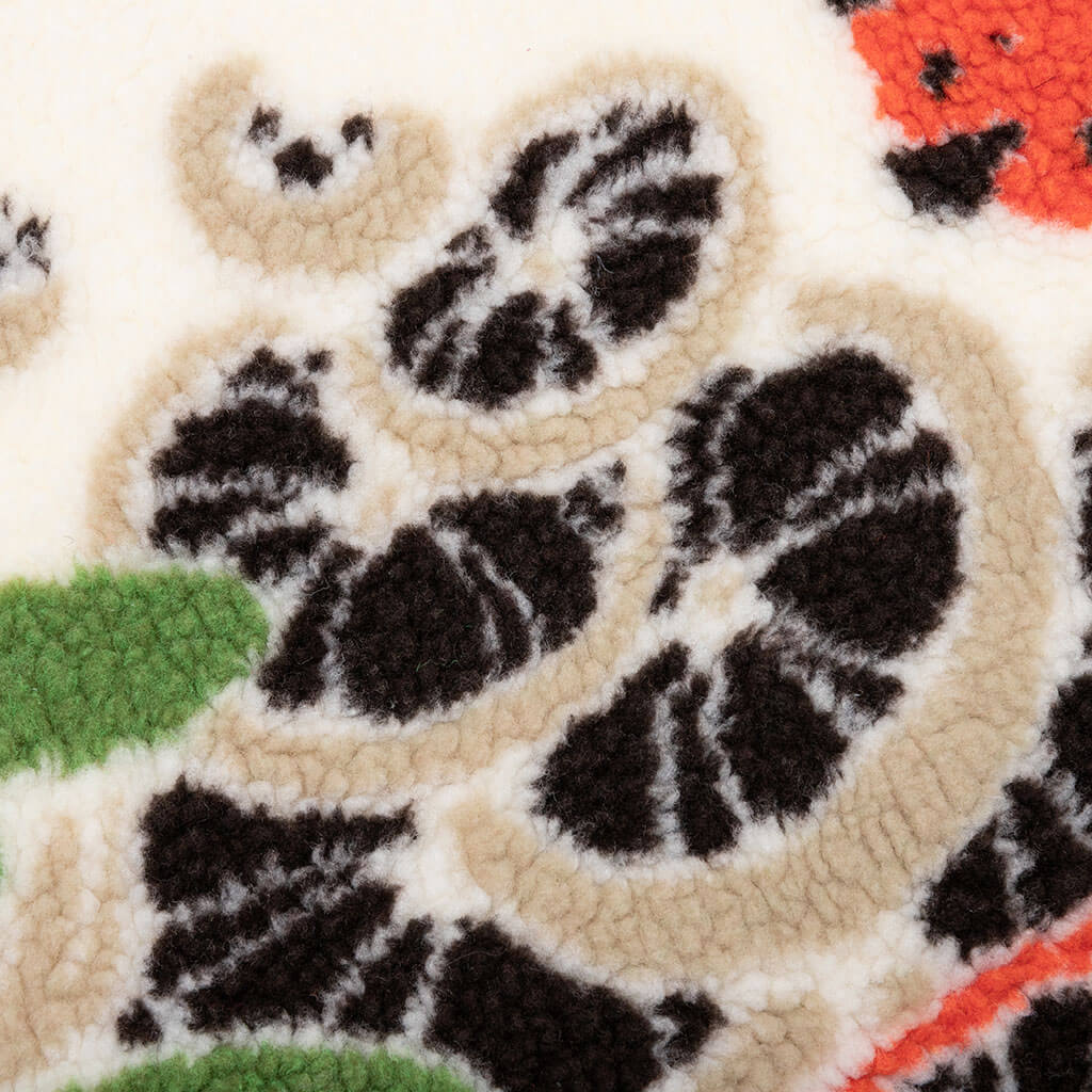 Mycology Sherpa Fleece Jacket - Cream - Image 3