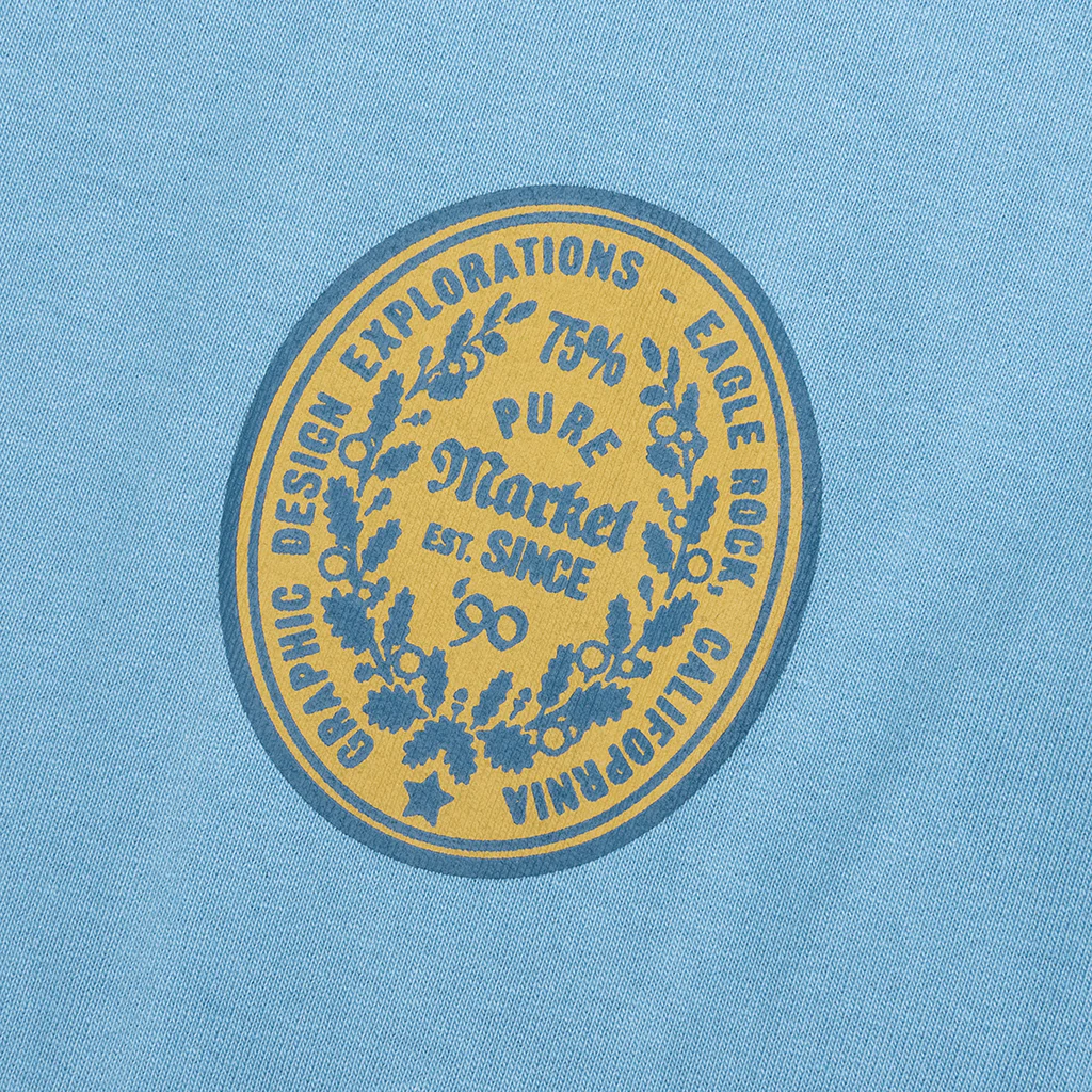 Pure Gold T-Shirt - Sky Blue - Image 3