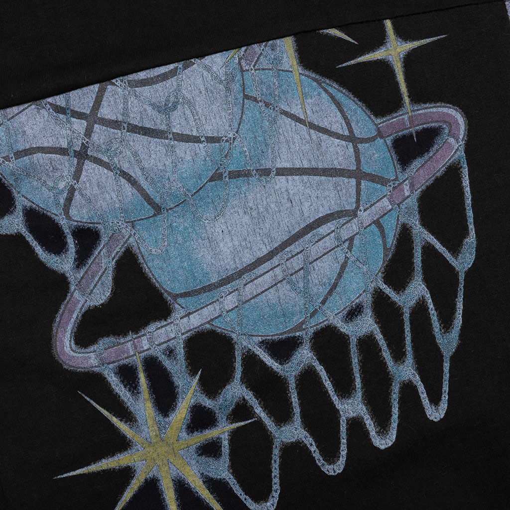 RW Reworked 6 Panel T-Shirt - Overdyed Black - Image 3