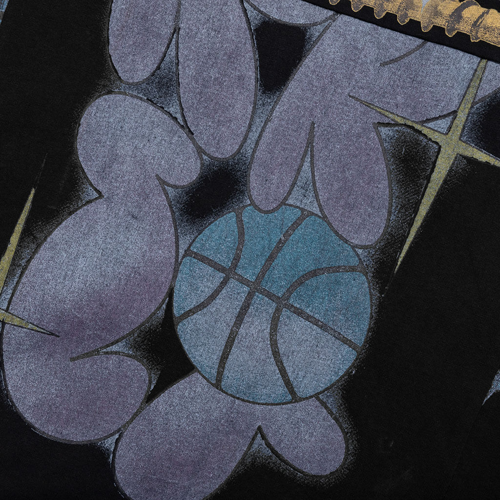 RW Reworked 6 Panel T-Shirt - Overdyed Black - Image 6