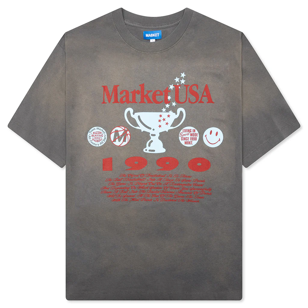 Smiley 1990 T-Shirt - Cement
