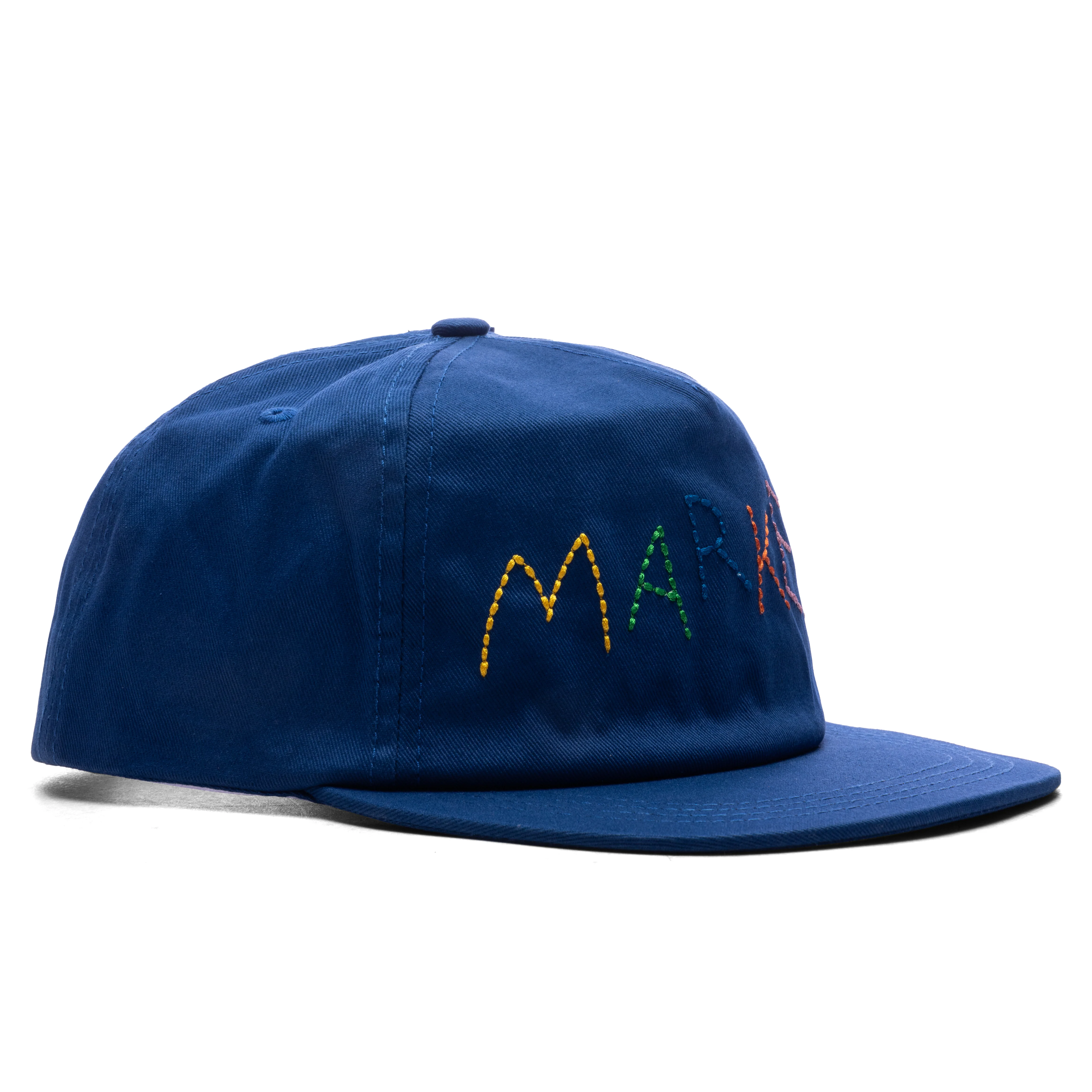 Soft Stitch 5-Panel Hat - Egyptian Blue - Image 3