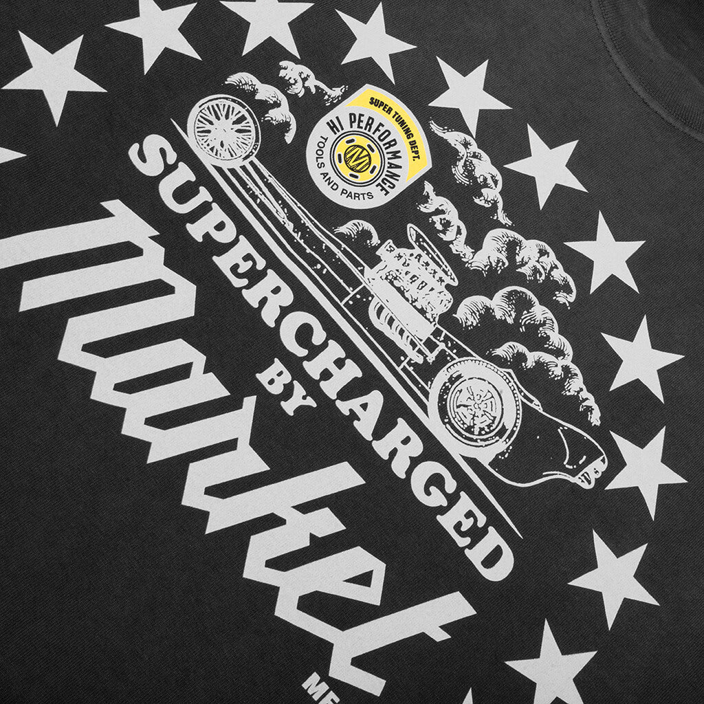 Supercharged T-Shirt - Pirate Black - Image 3