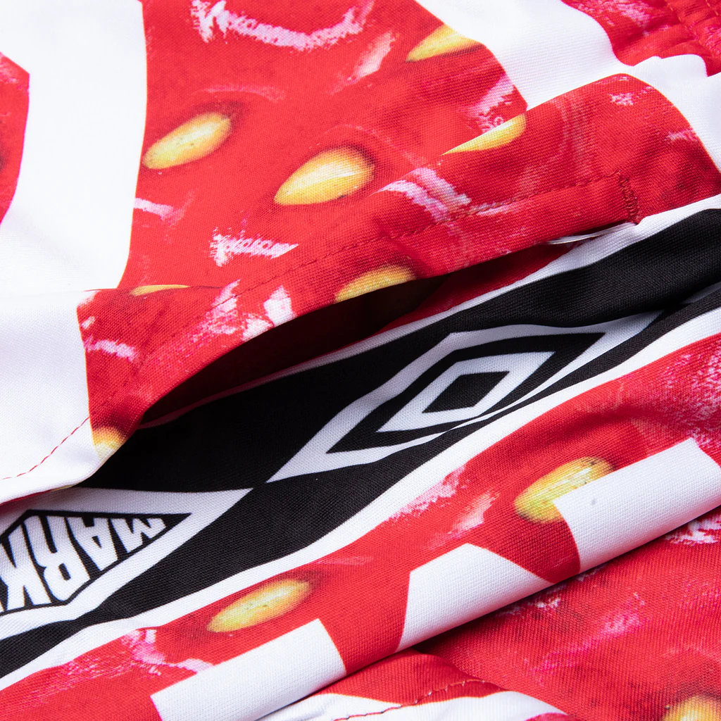 Umbro x Market Reversible Shorts - Black/Vermillion - Image 3