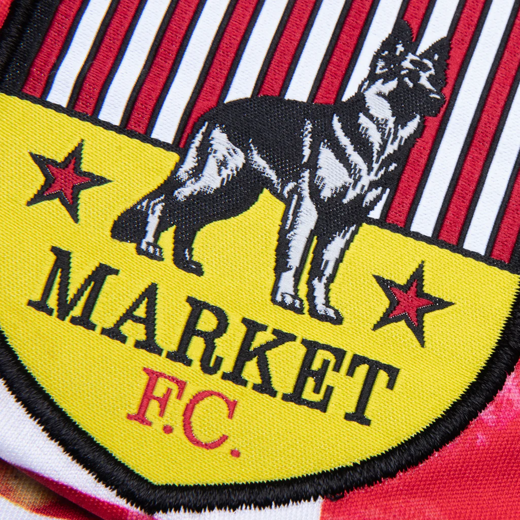 Umbro x Market Reversible Shorts - Black/Vermillion - Image 5
