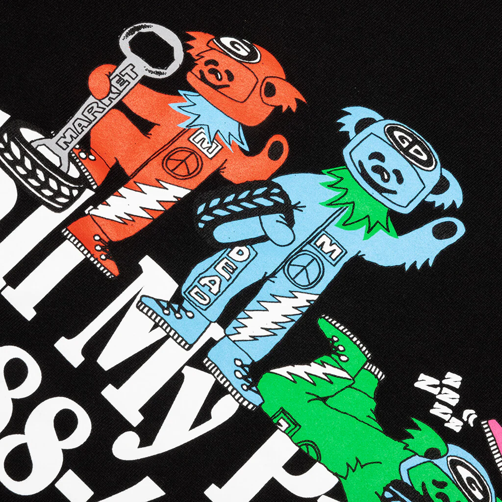 Market x Grateful Dead Call My Pitcrew Hoodie - Black - Image 5