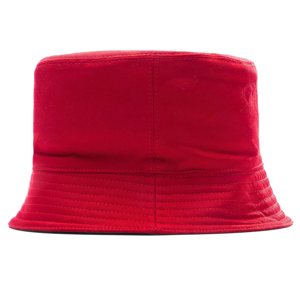 Embroidered Logo Bucket Hat - Chilli - Image 3