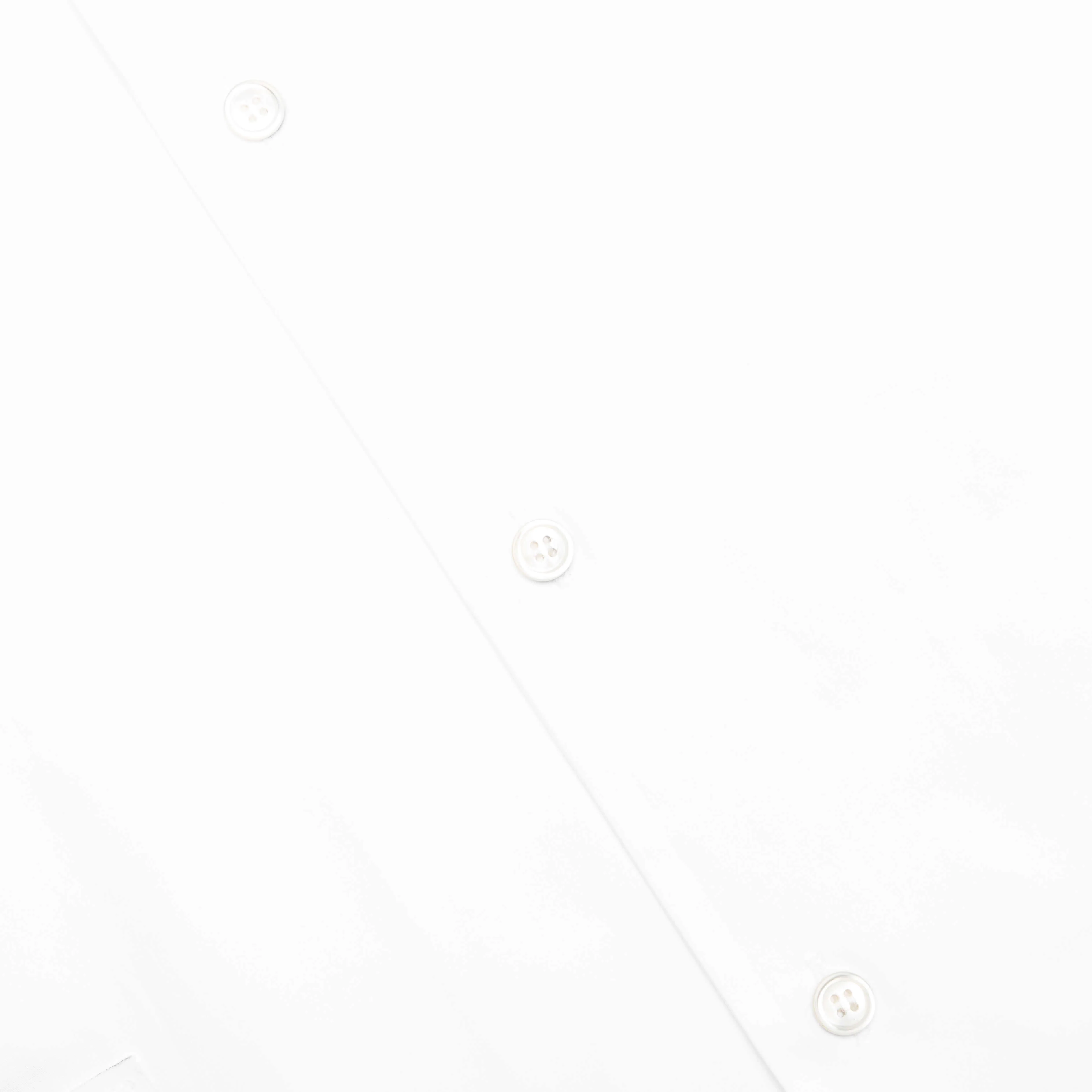 Poplin Bowling Shirt with Mended Patch - Lily White - Image 4
