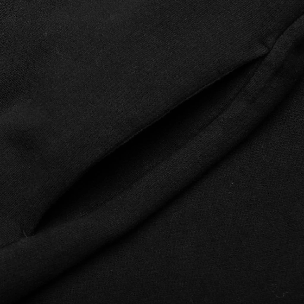 Maxi Slogan Hoodie - Black - Image 5