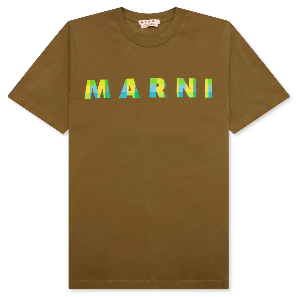 Creta Cotton T-Shirt With Gingham Logo - Creta