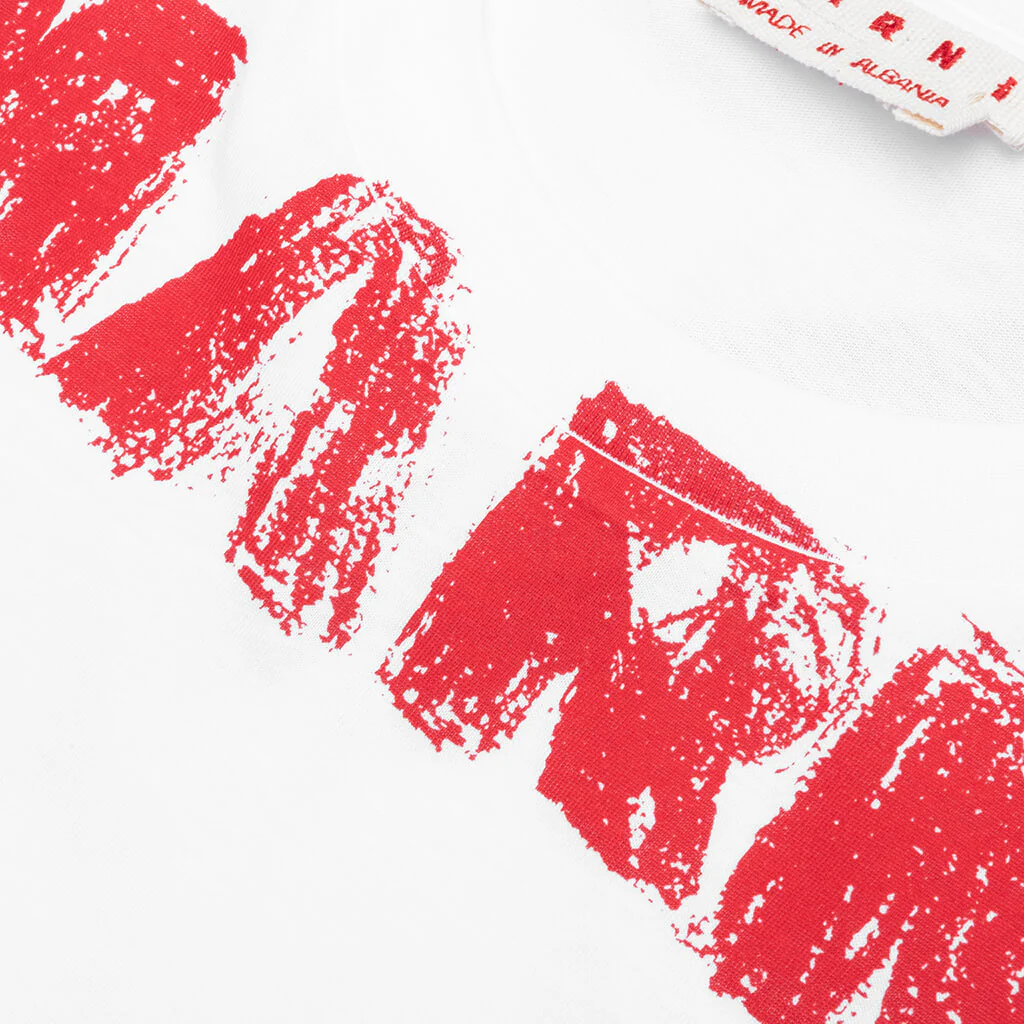 Monolith Cotton T-Shirt - Lily White - Image 3