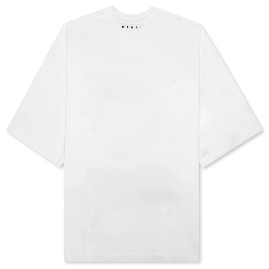 Slogan Print Organic Cotton T-Shirt - Lily White - Image 2