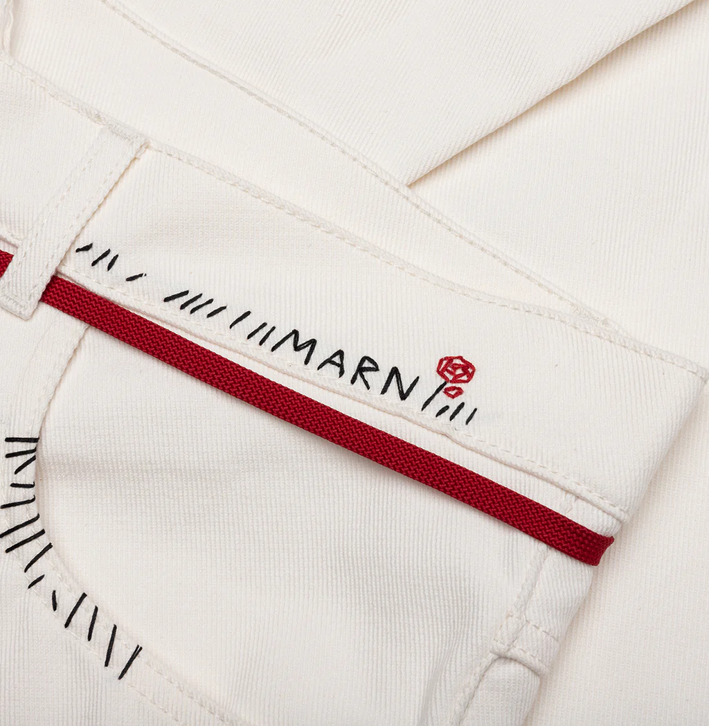 Drawstring Trousers - Lily White - Image 4