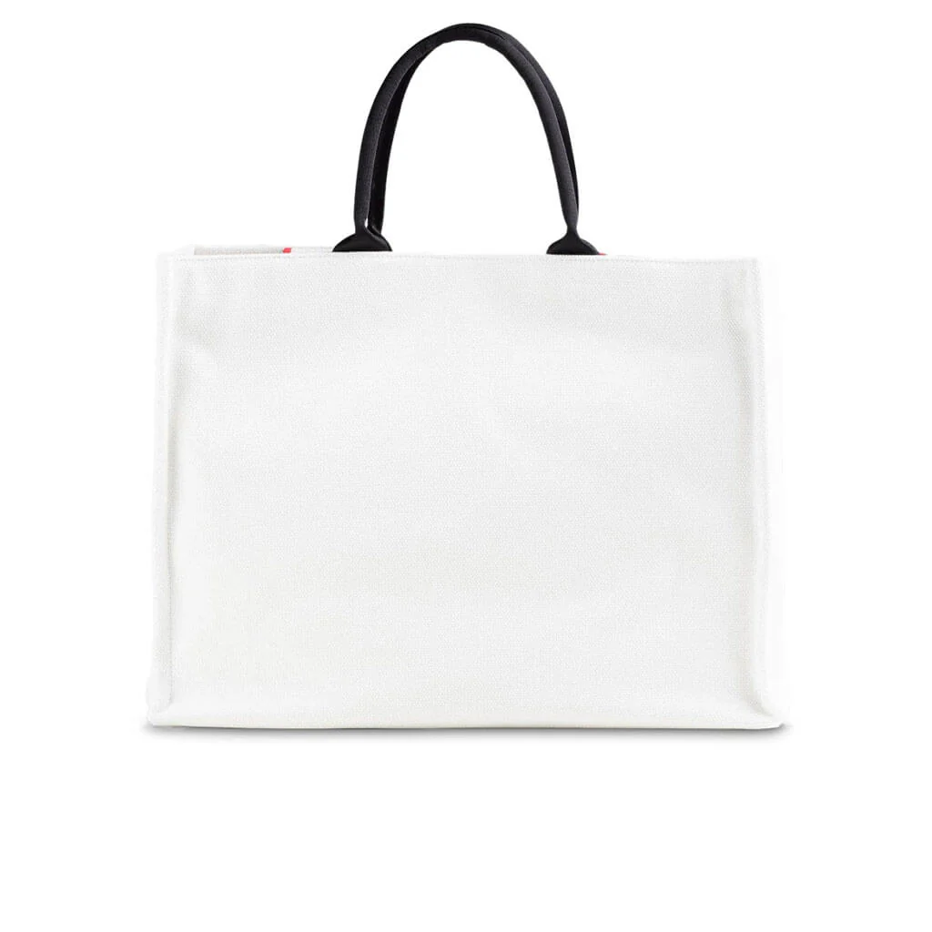 Marni x No Vacancy Inn Bey Tote Bag - Shell/Black - Image 3