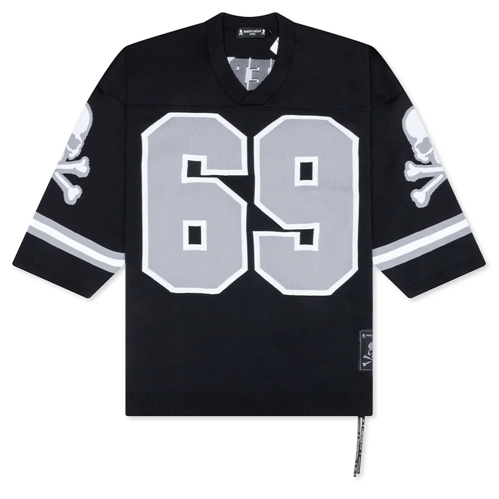 Football Sweater Jersey - Black