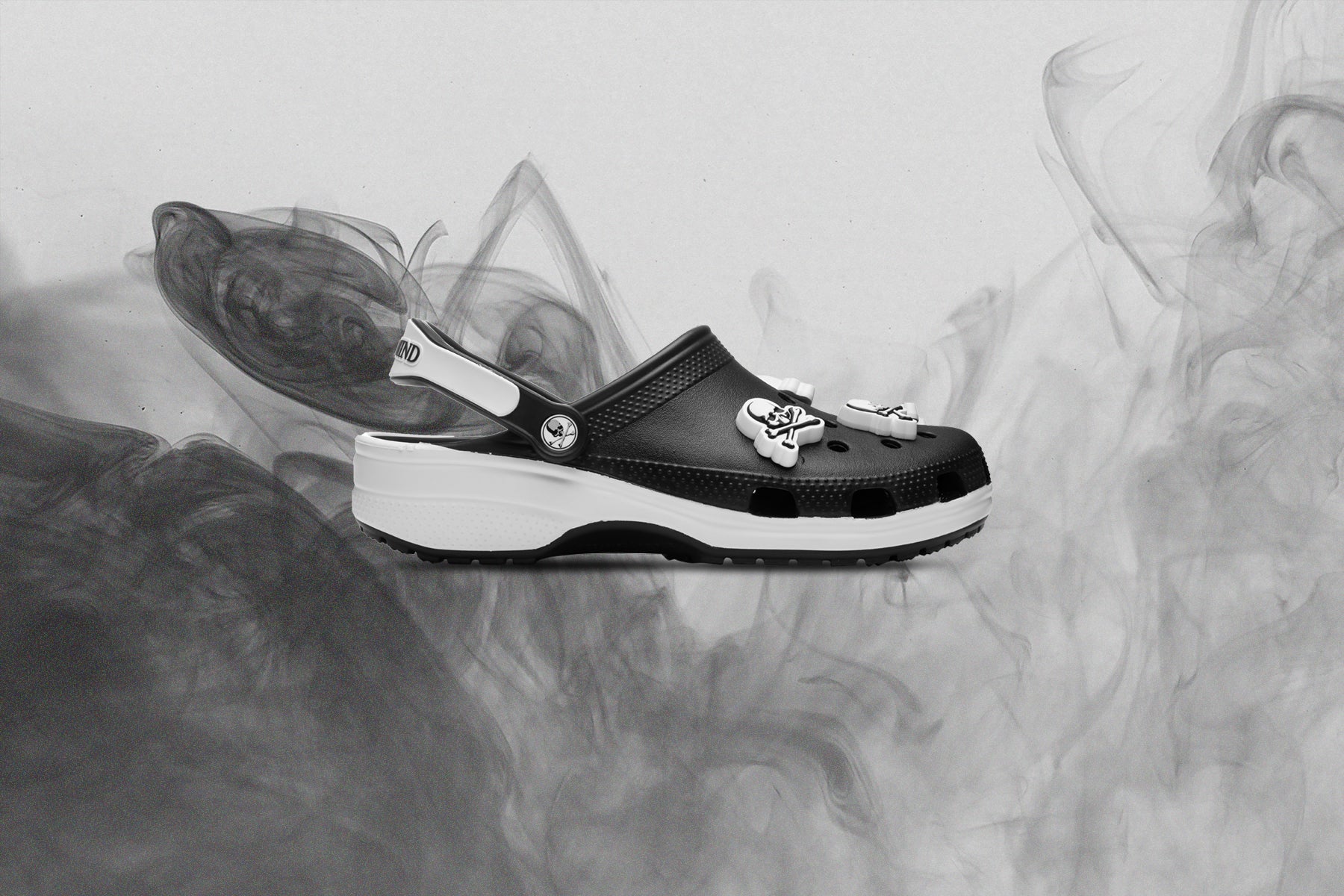 Mastermind Japan x Crocs Classic Clog - Black/White - Image 8