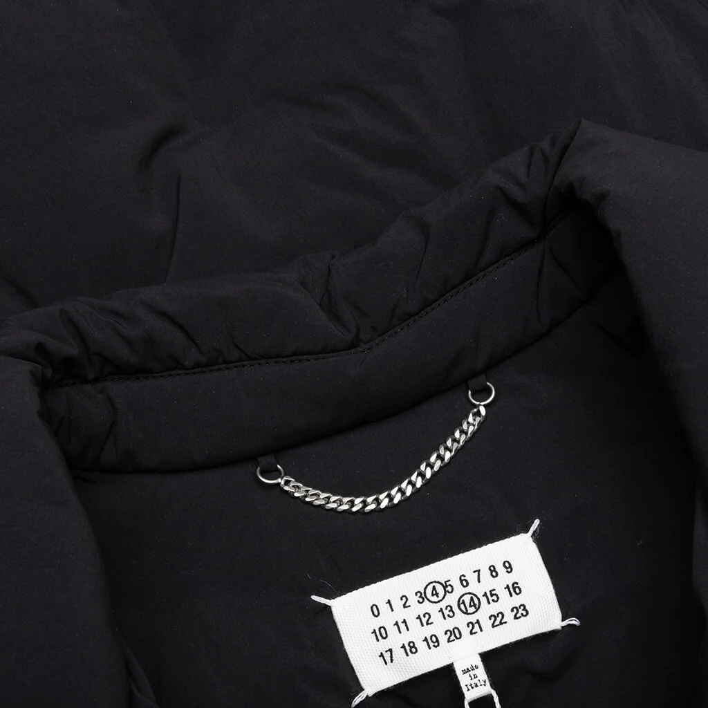 Matte Puffer Jacket 'Glam Slam' - Black - Image 3