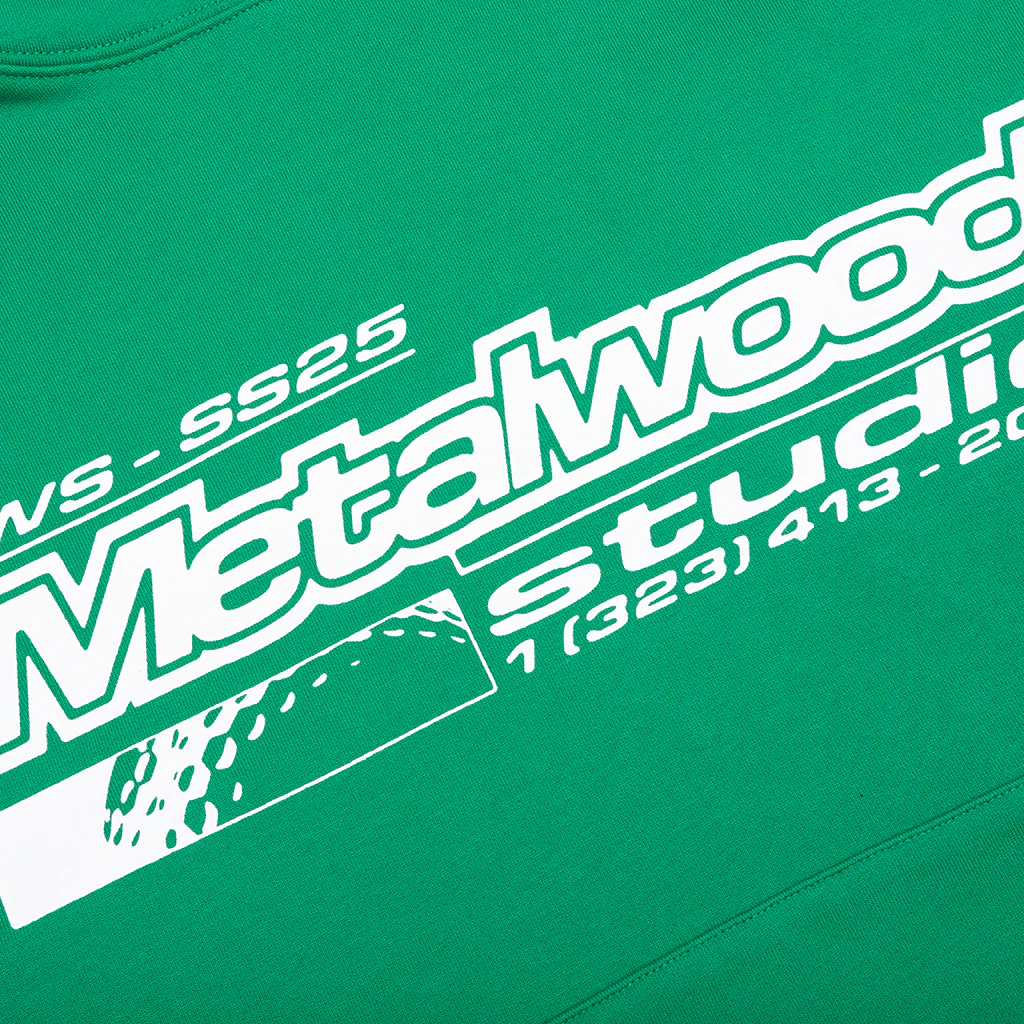 La Brea Shop Hooded Sweatshirt - Green - Image 3