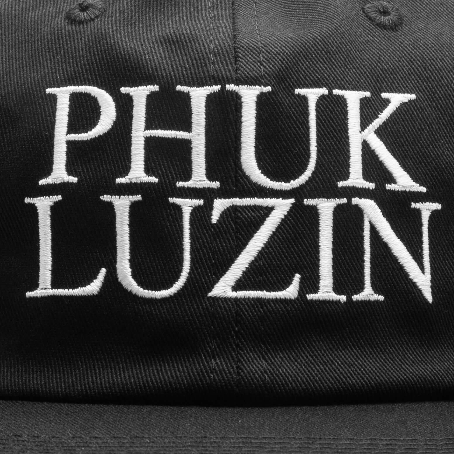 Phuk Luzin 6-Panel Strapback Hat - Black - Image 2