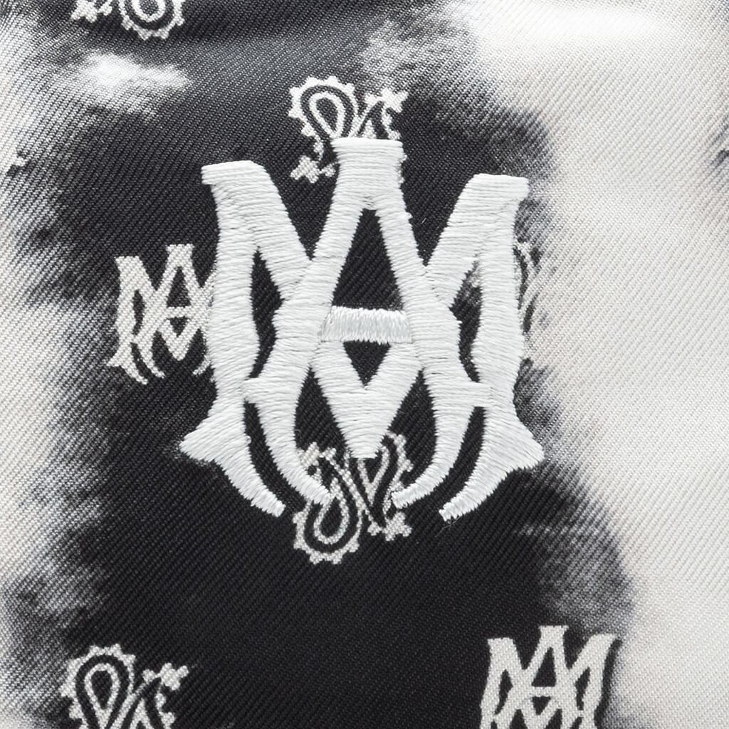 Micro Paisley Reverse Bucket Hat - Black - Image 2