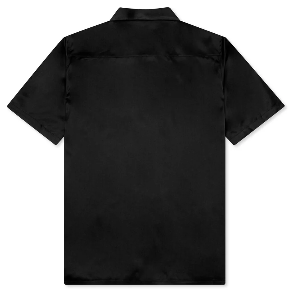Miracle Academy S/S Silk Shirt - Black - Image 2