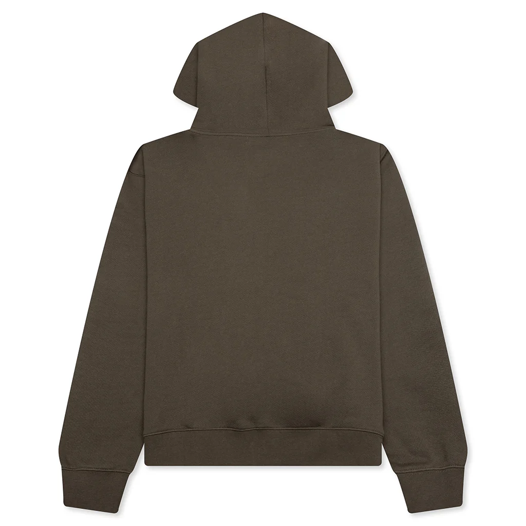 Museum Zip-Up Hoodie - Coffee - Image 2
