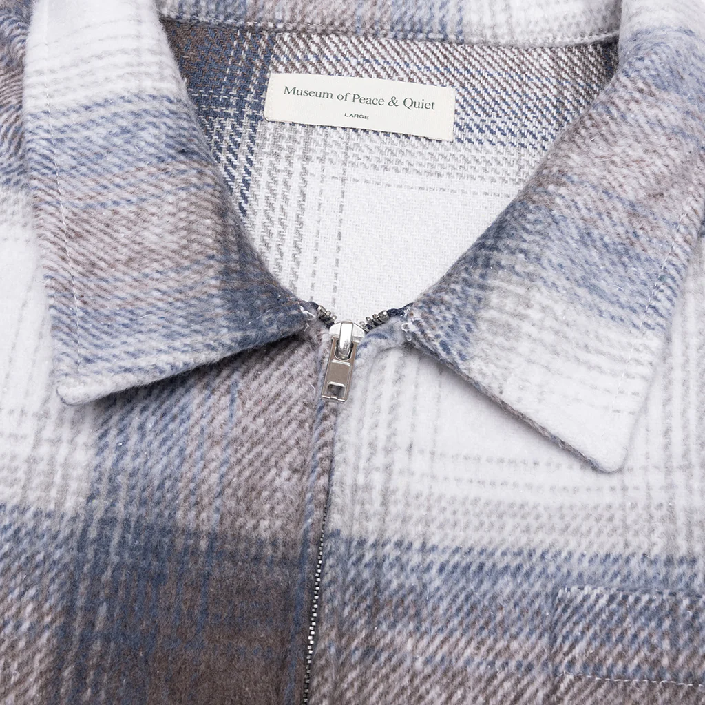 Wordmark Zip Shirt - Slate - Image 3
