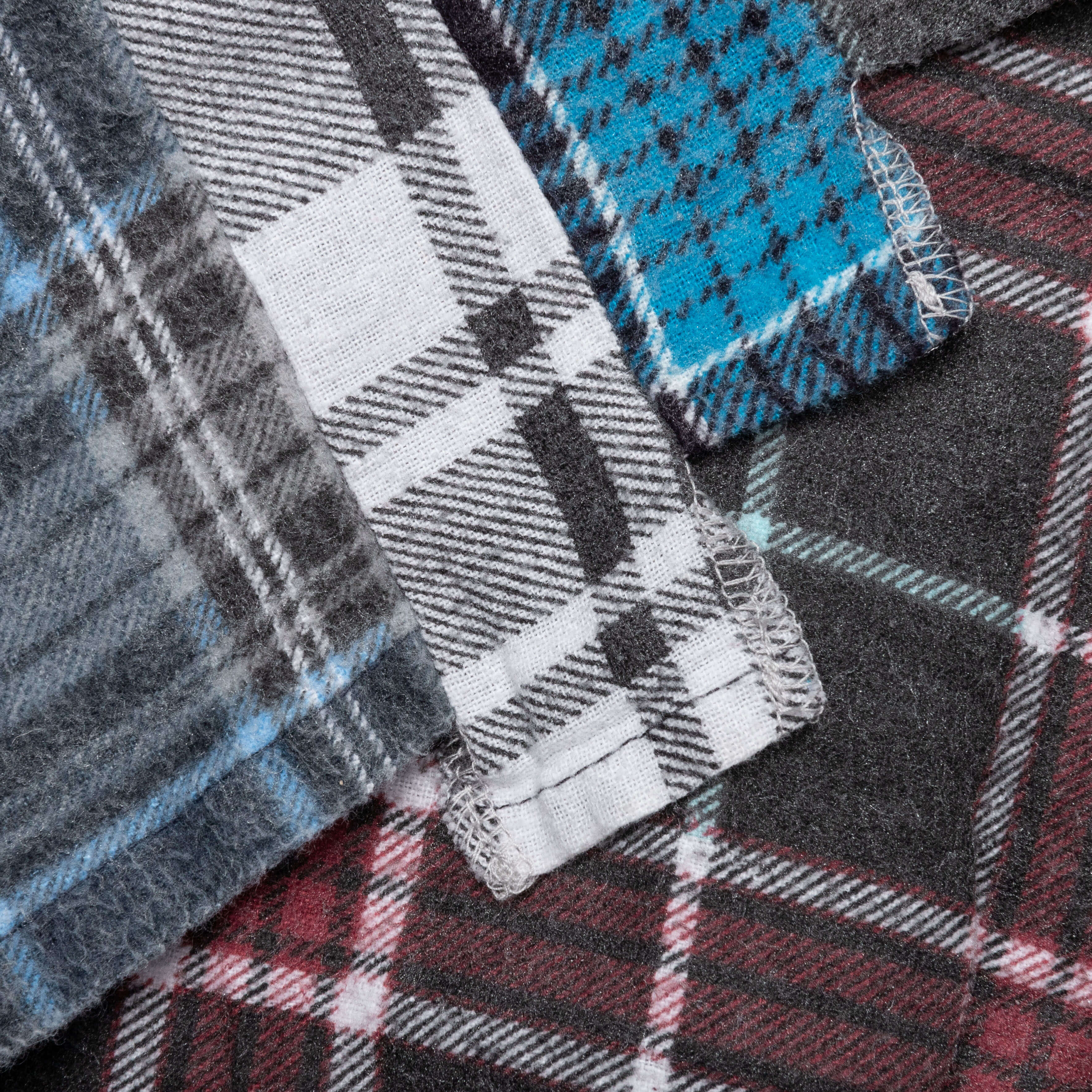 Flannel Shirt 7 Cuts Wide Reflection Shirt - Assorted - Image 5