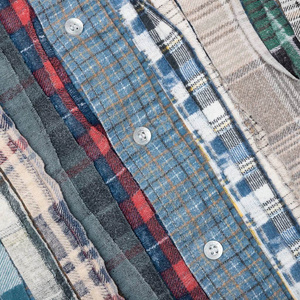 Flannel Shirt Ribbon Reflection Shirt - Assorted - Image 3