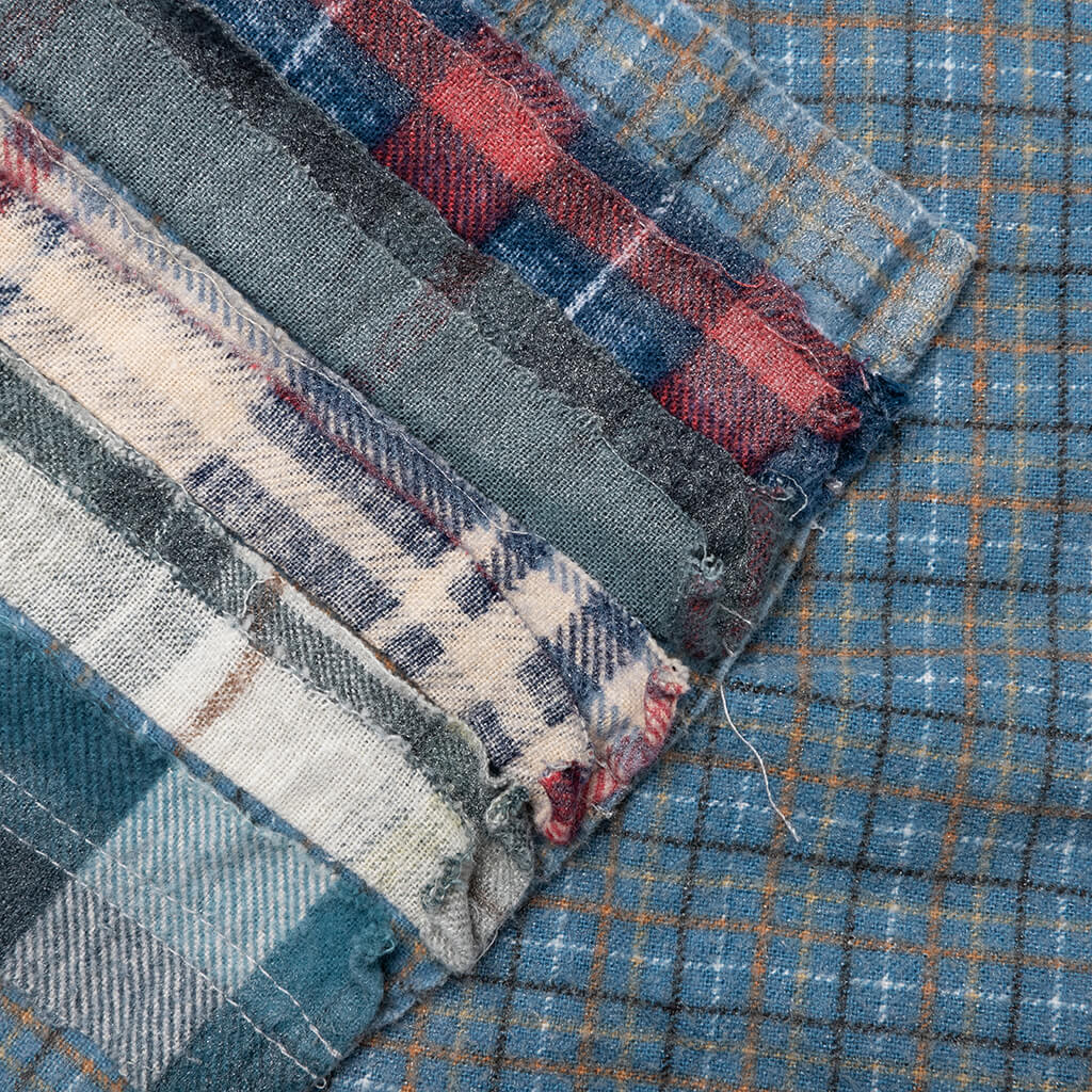 Flannel Shirt Ribbon Reflection Shirt - Assorted - Image 5