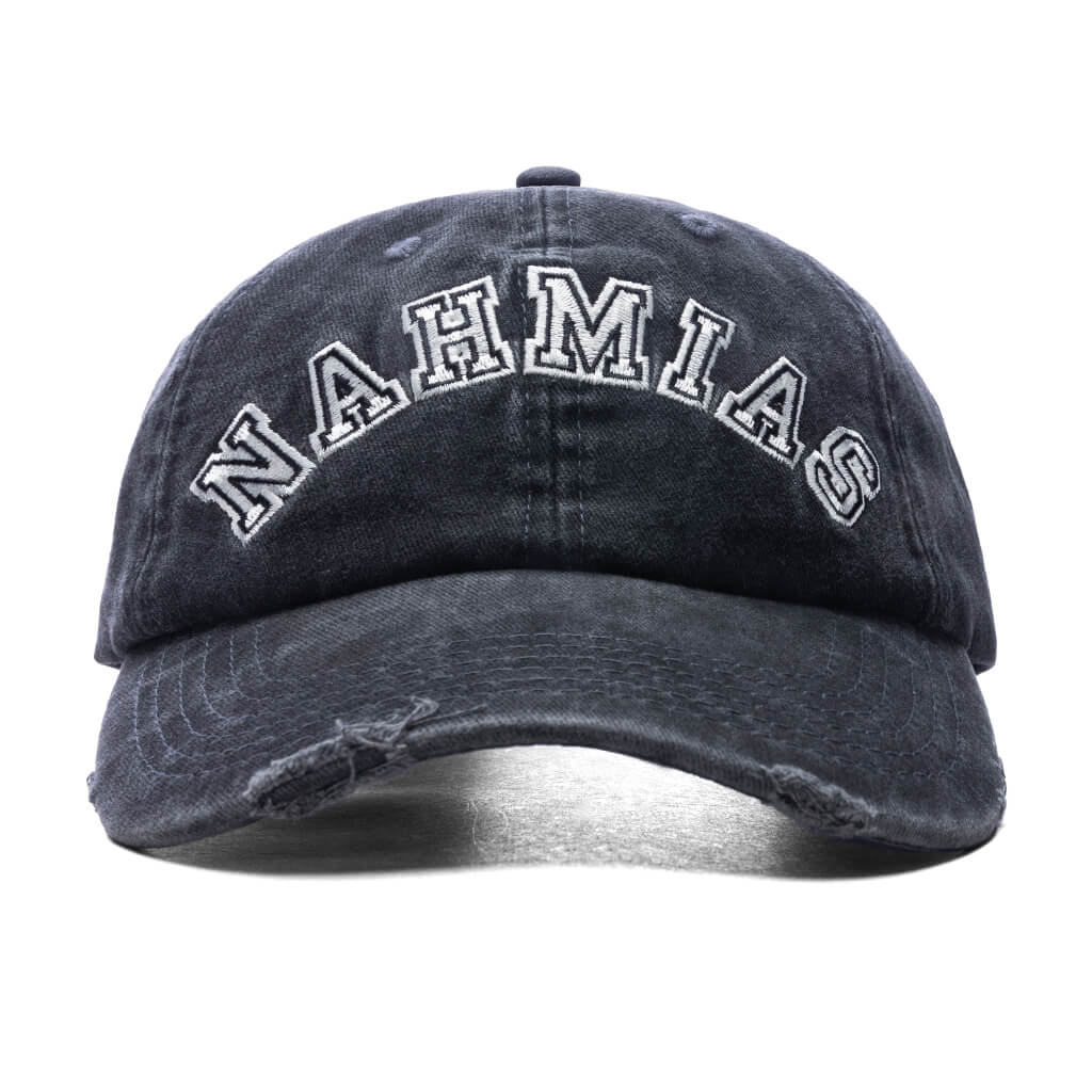 Nahmias Chenille Dad Cap - Off Black