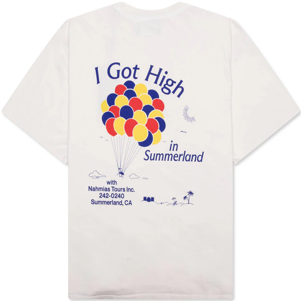 High in Summerland Boxy T-Shirt - Egg White - Image 2