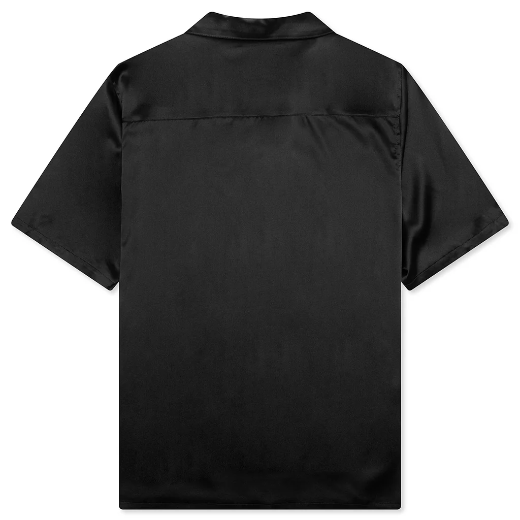 Miracle Academy S/S Silk Shirt - Black - Image 2