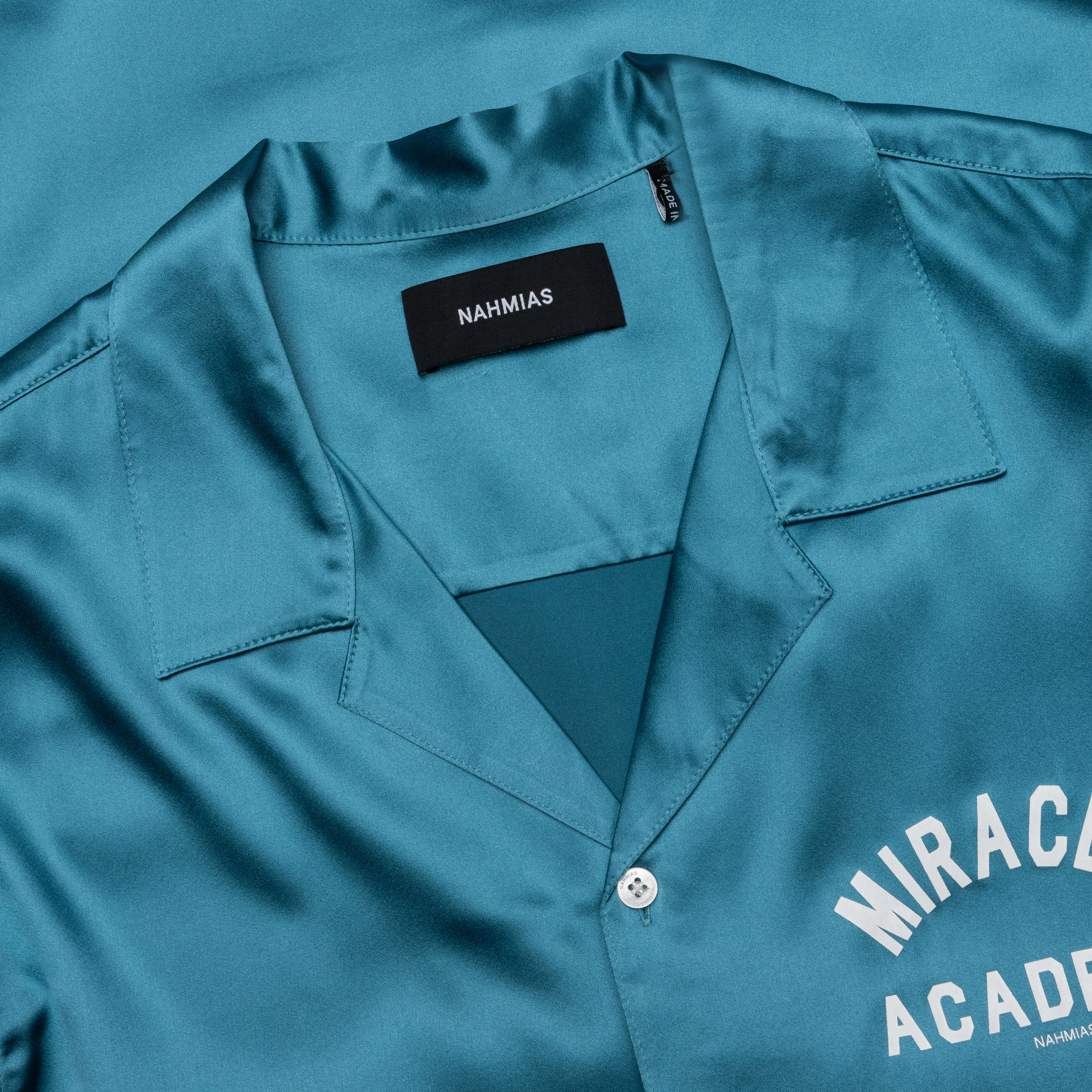 Miracle Academy S/S Silk Shirt - Ocean - Image 3